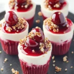 Cherry Cheesecake Cups (Easy No-Bake Dessert!)