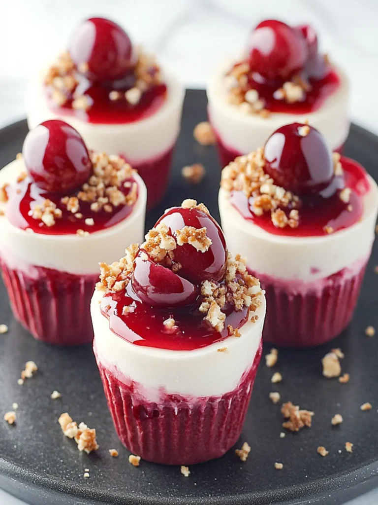Cherry Cheesecake Cups (Easy No-Bake Dessert!)