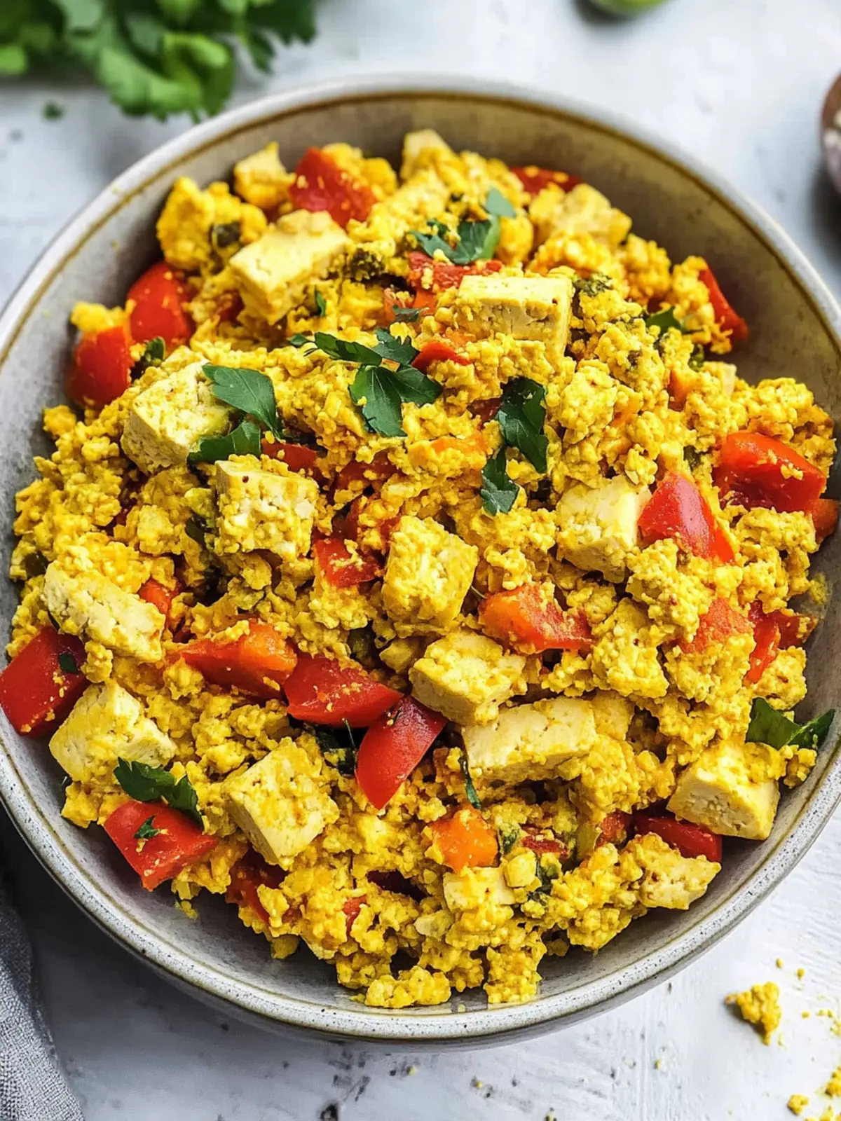 High Protein Tofu Scramble - Your Delicious Vegan Power Meal 3 High Protein Tofu Scramble