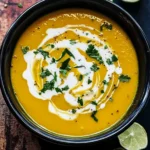 Warm Up with Roasted Butternut Squash Soup and Coconut Lime Cream 44 Roasted Butternut Squash Soup with Coconut Lime Cream Drizzle