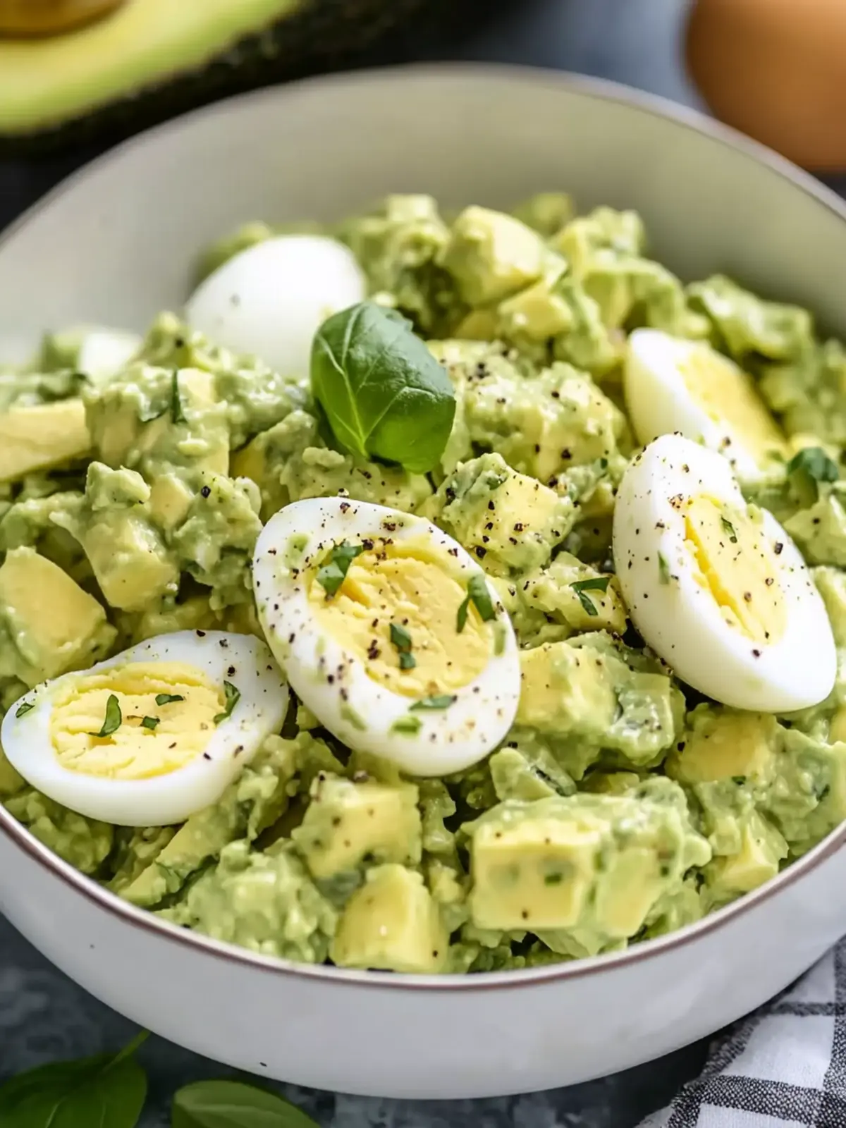 Creamy Avocado Egg Salad That's High-Protein and Guilt-Free 4 Avocado Egg Salad