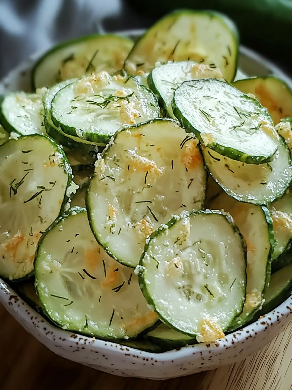 Crunchy Ranch Cucumber Chips Recipe