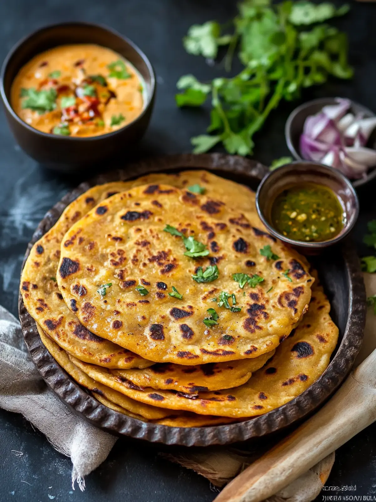 Delicious Missi Roti: A High-Protein Indian Comfort Food 3 Missi Roti