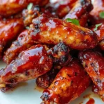 Smoked Strawberry Barbecue Chicken Wings