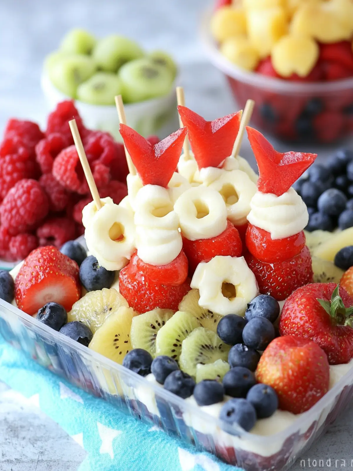 Delicious Easy Flag Fruit Dessert for Summer Celebrations 3 Easy Flag Fruit Dessert
