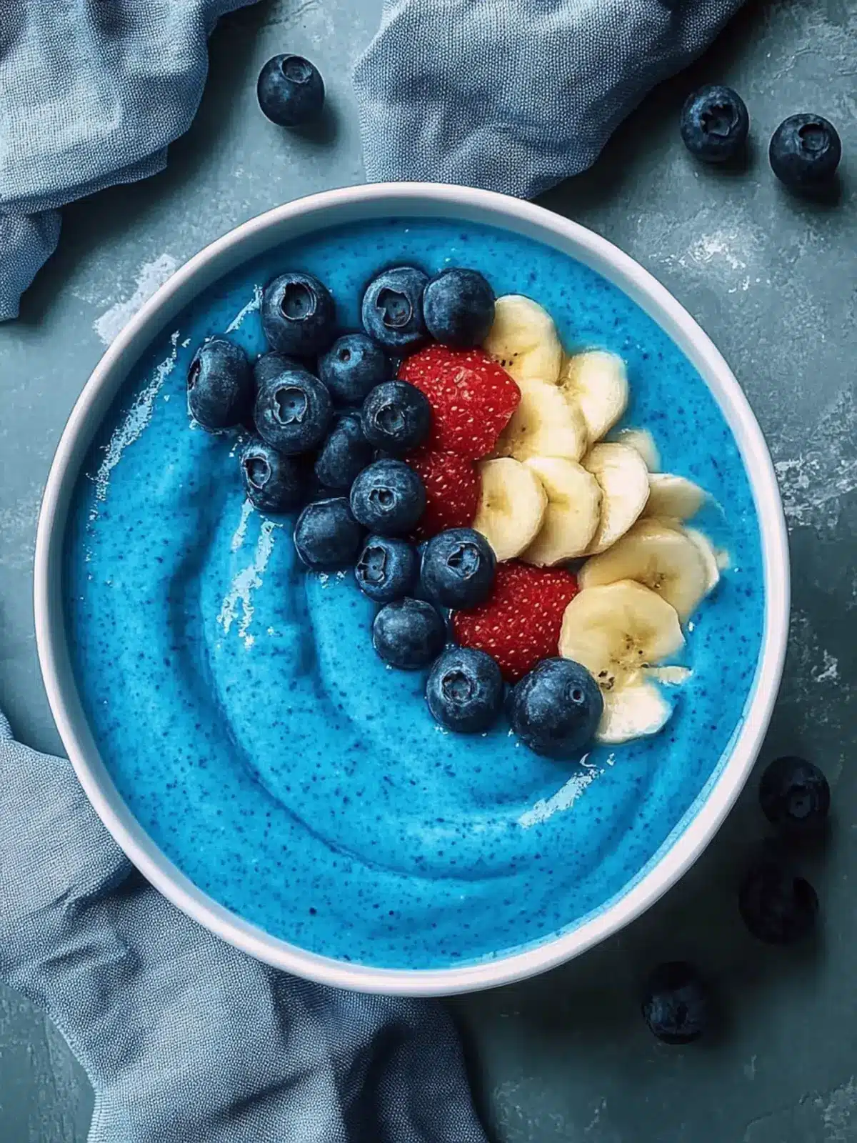 Vibrant Blue Smoothie Bowl for a Tropical Morning Boost 2 Blue Smoothie Bowl