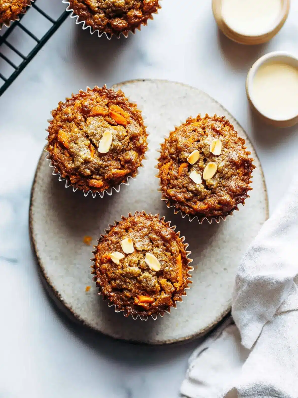 Healthy Carrot Muffins
