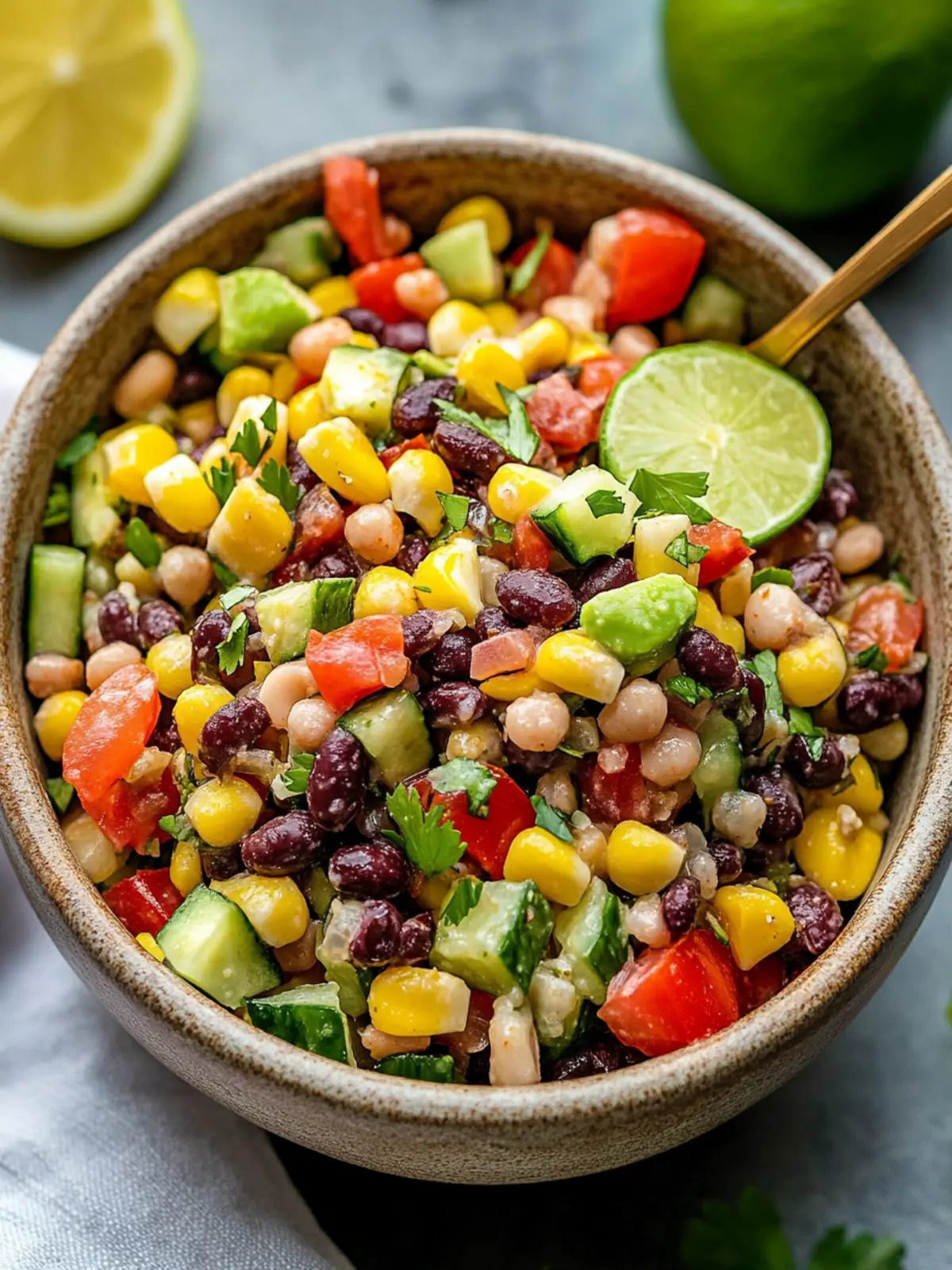 Cowboy Caviar With Italian Dressing