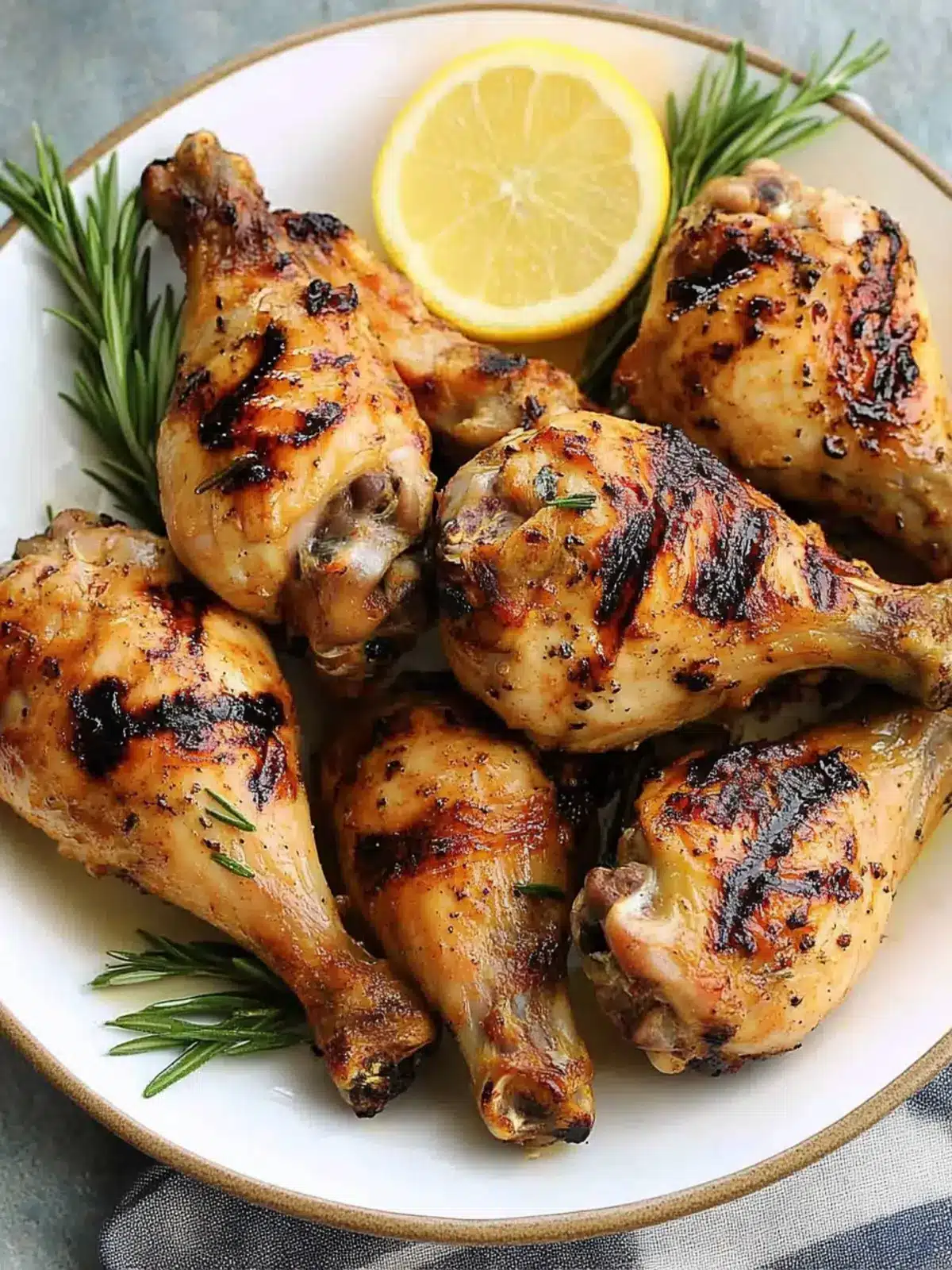 Grilled Chicken Legs