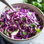 Creamy, Tangy Purple Coleslaw