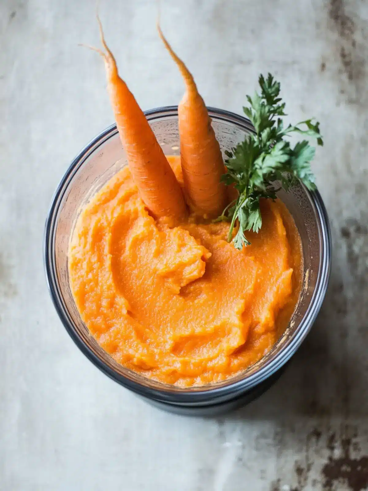Creamy Mashed Carrots in a Vitamix Blender for Cozy Meals 2 Mashed Carrots in a Vitamix Blender
