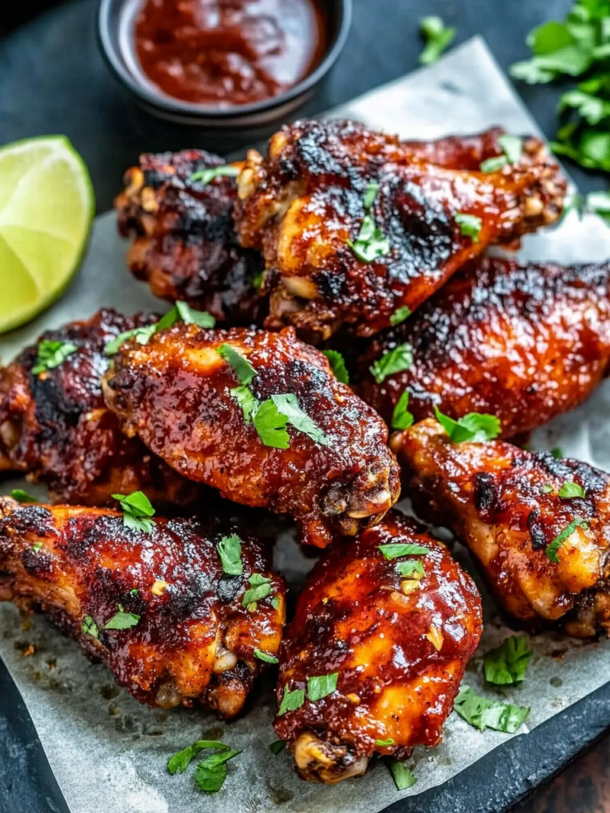Easy Baked Chipotle Chicken Wings