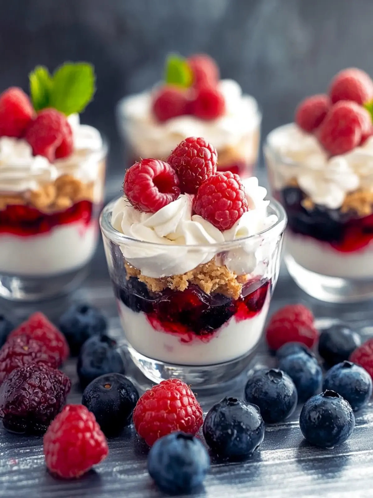 Delicious Berry Vanilla Cheesecake Parfaits for Summer Bliss 3 Berry Vanilla Cheesecake Parfaits