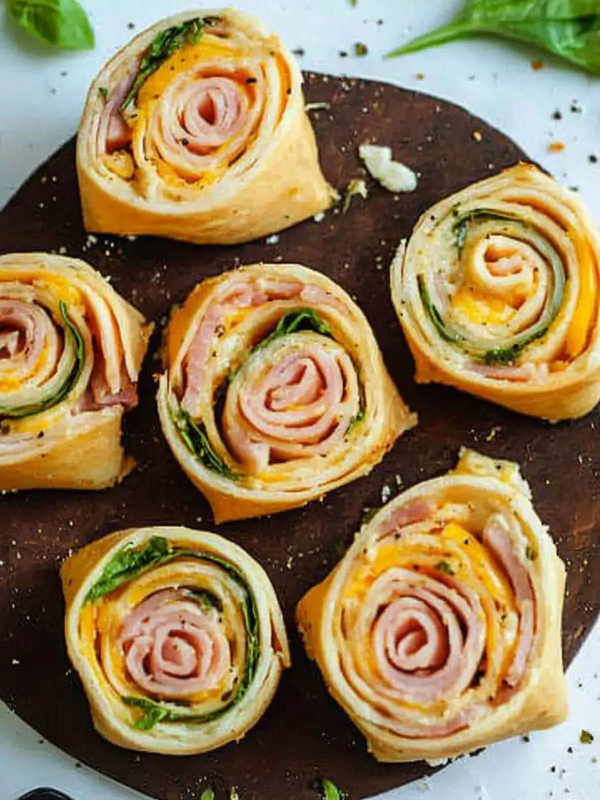 Ham and Cheese Pinwheels