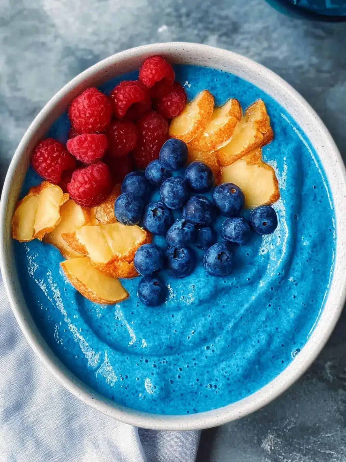 Vibrant Blue Smoothie Bowl for a Tropical Morning Boost 3 Blue Smoothie Bowl