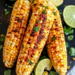 Grilled Chili Lime Honey Butter Corn on the Cob