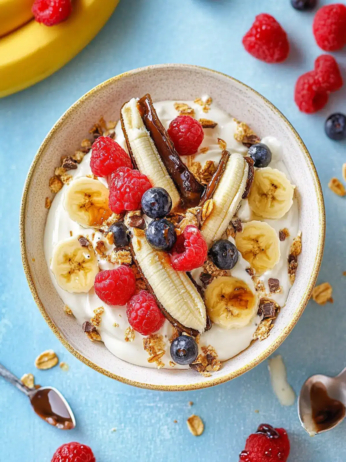 Banana Split Reinvented: Healthy Greek Yogurt Delight 3 Banana Split