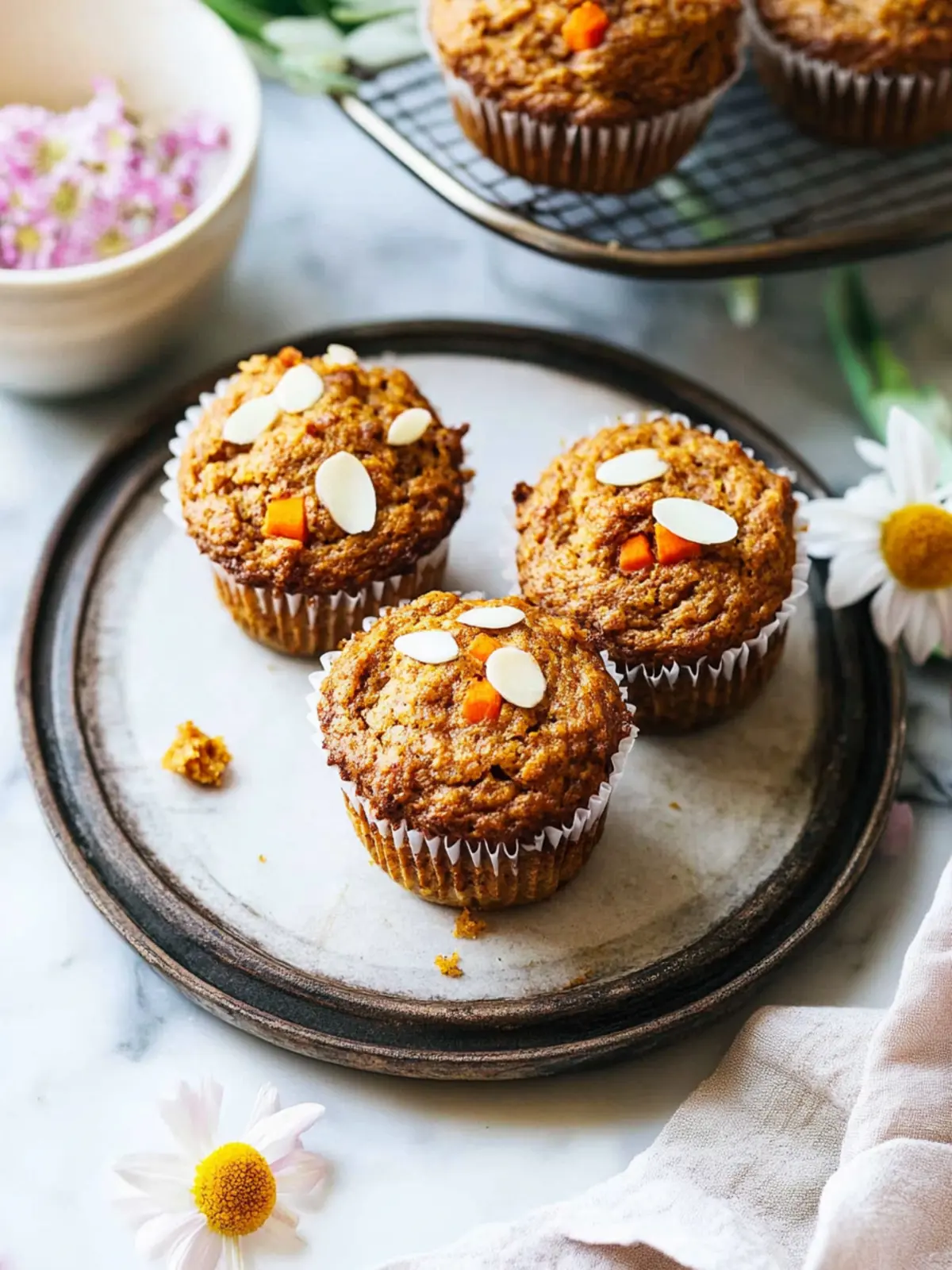 Healthy Carrot Muffins