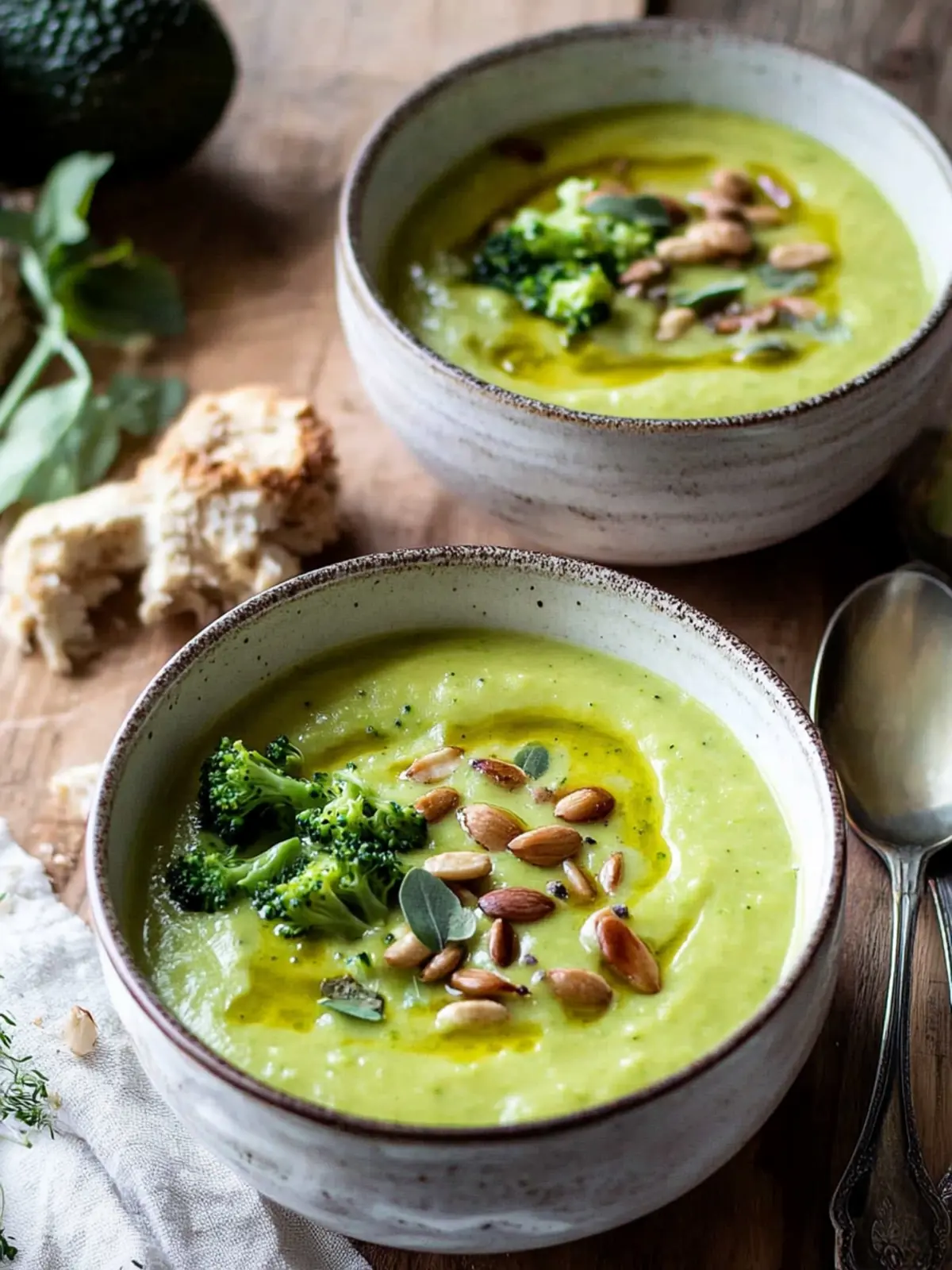 Heavenly Broccoli and Avocado Cream Soup That's Vegan Magic 5 Broccoli and Avocado Cream Soup (Vegan)