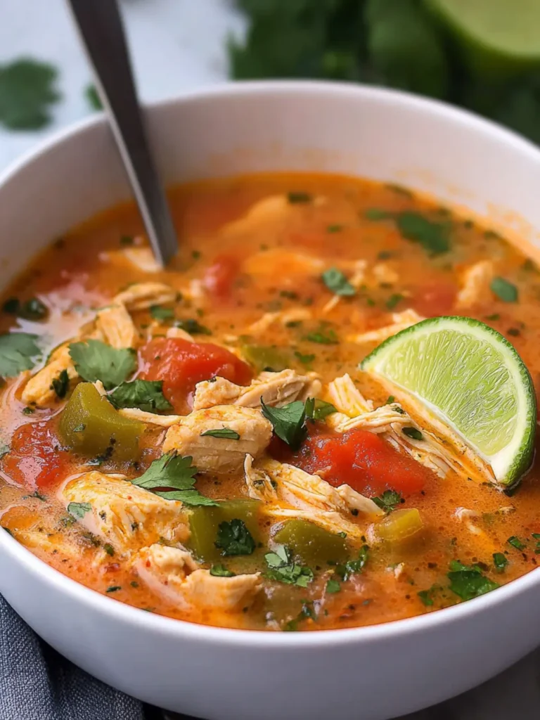 Low Carb Chicken Fajita Soup