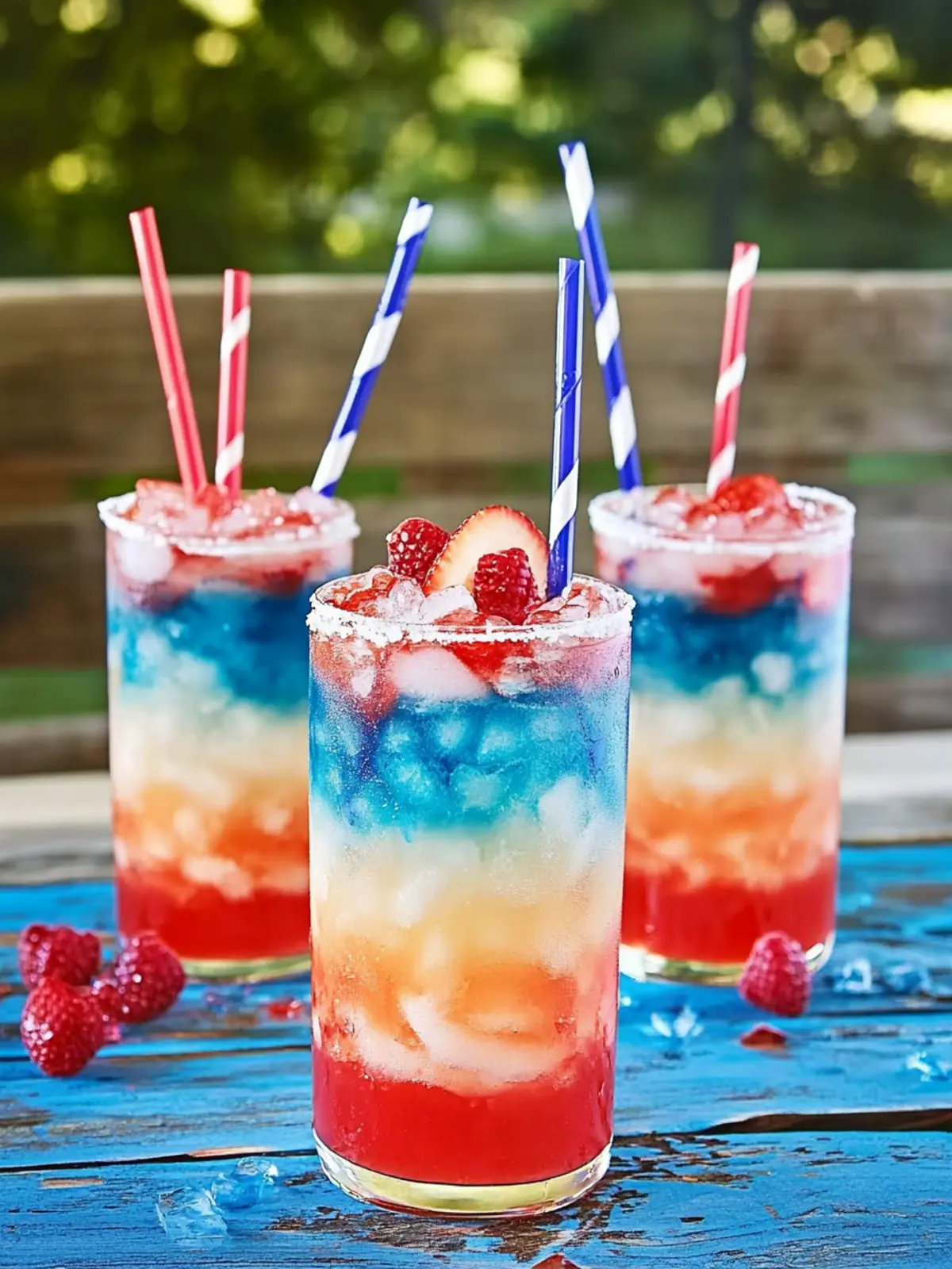 Colorful July 4th Layered Drinks to Wow Your Summer Party 5 July 4th Layered Drinks