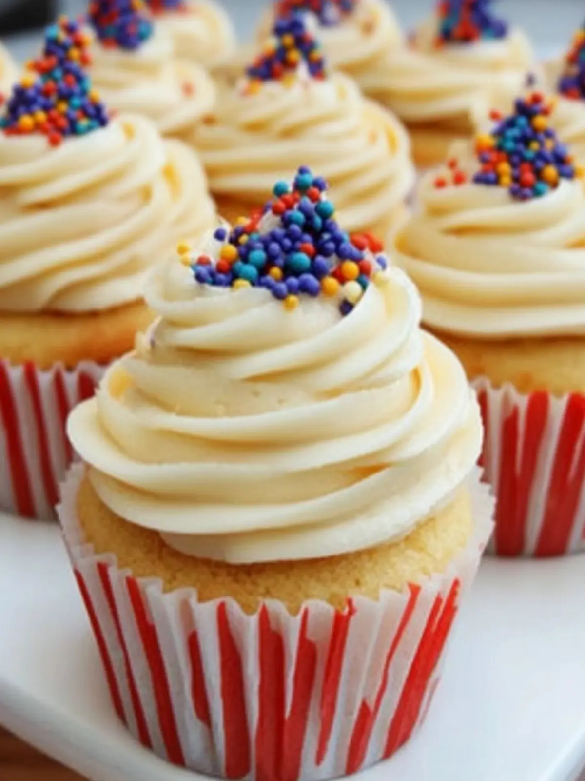 All American Vanilla Vegan Cupcakes