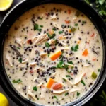 Creamy Crockpot Chicken Black Rice Soup for Ultimate Comfort 8 Creamy Crockpot Chicken Black Rice Soup