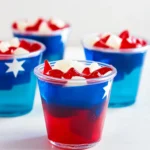 Deliciously Easy Red, White & Blue Jello Cups for Any Celebration 42 RED, WHITE & BLUE JELLO CUPS