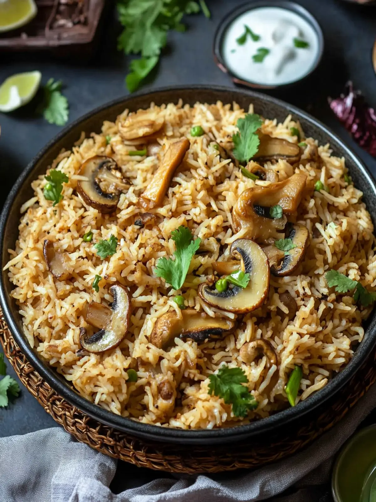 Spicy Chettinad Mushroom Pulao You Can Whip Up Fast 2 Chettinad Mushroom Pulao