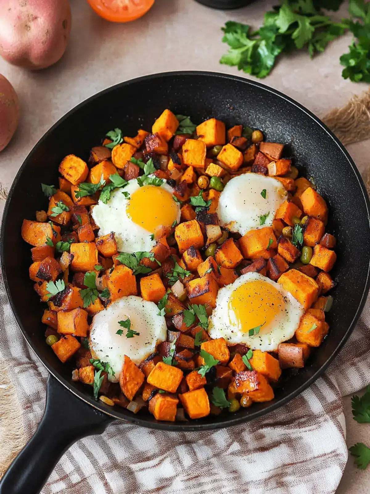 Irresistible Skillet Sweet Potato Breakfast Hash in 30 Minutes 2 Skillet Sweet Potato Breakfast Hash