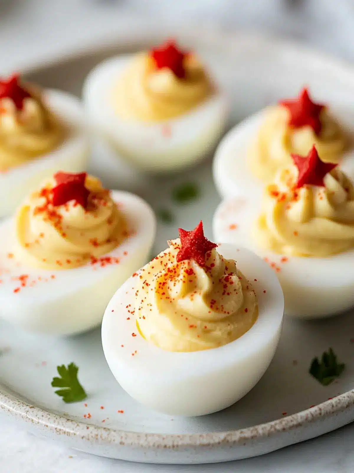 4th of July Deviled Eggs