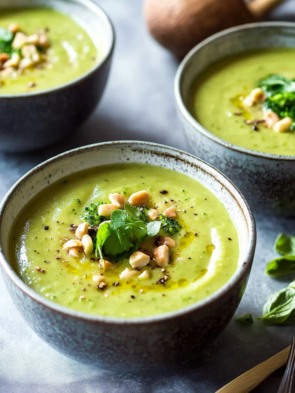 Heavenly Broccoli and Avocado Cream Soup That's Vegan Magic 3 Broccoli and Avocado Cream Soup (Vegan)