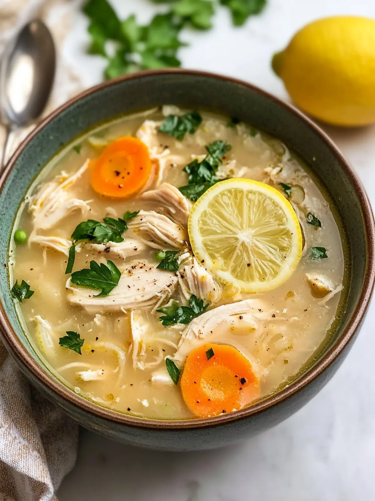 Hearty Slow Cooker Greek Lemon Chicken Soup for Cozy Nights 2 Slow Cooker Greek Lemon Chicken Soup