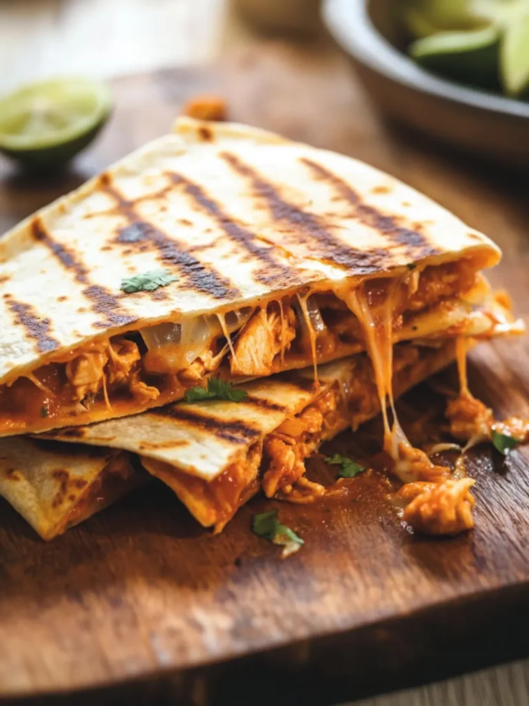 Chipotle Chicken Quesadillas