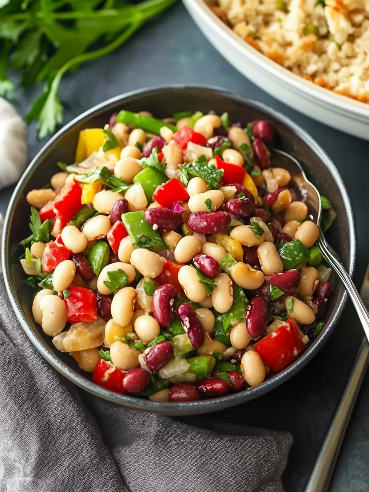 Delicious Four Bean Salad: Quick, Easy & Potluck Perfect 3 Four Bean Salad