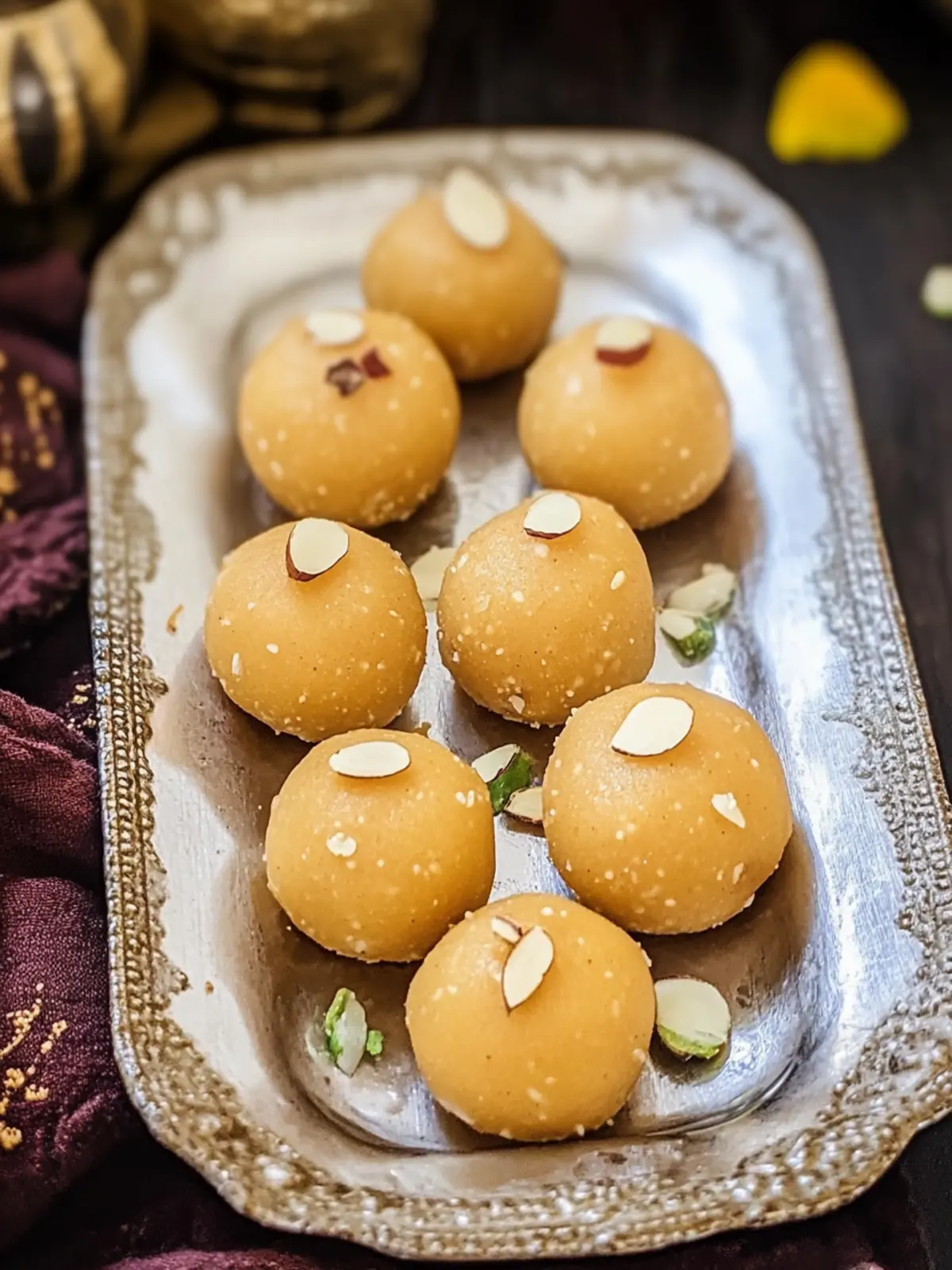 Melt-in-Your-Mouth Besan Ladoo: A Gluten-Free Delight 2 Besan Ladoo