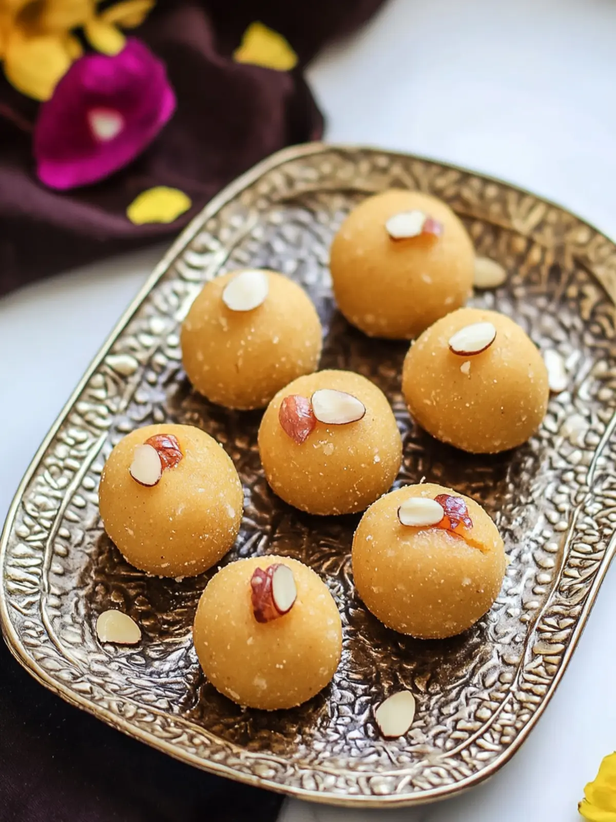 Melt-in-Your-Mouth Besan Ladoo: A Gluten-Free Delight 3 Besan Ladoo