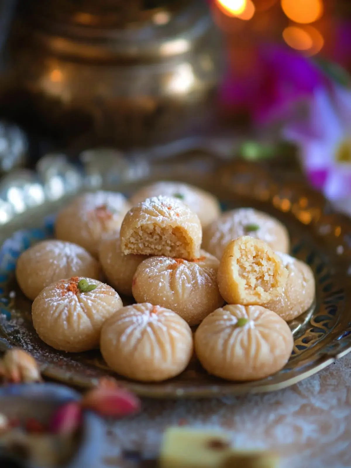 Creamy Dudh Peda Recipe – Your Sweet Escape to India 3 Dudh Peda Recipe